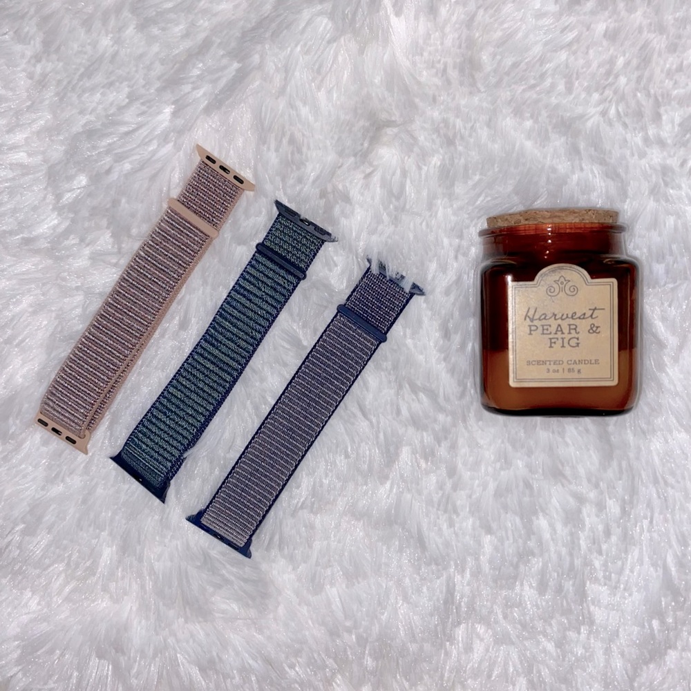 apple watch | 3 ct velcro bands · · · osfa nwot